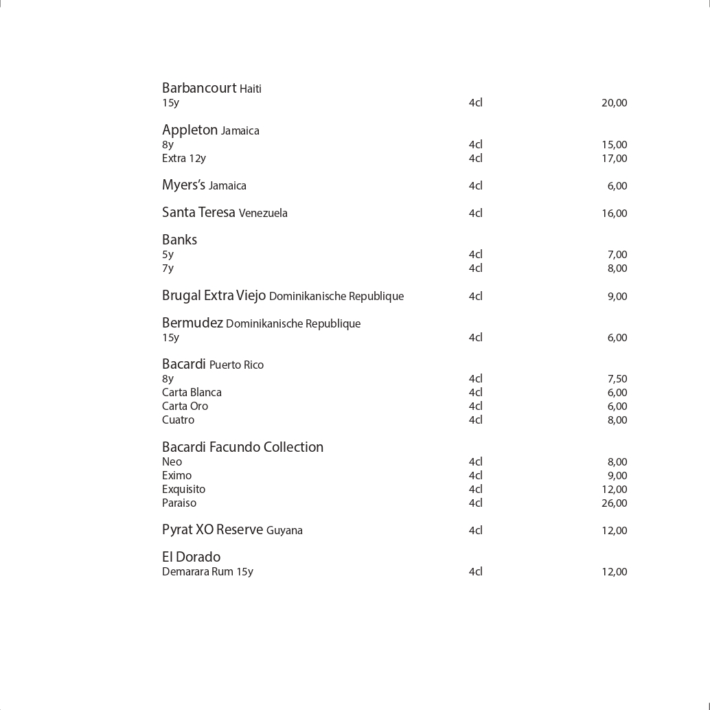 Dots 1060 – Dessert Menu