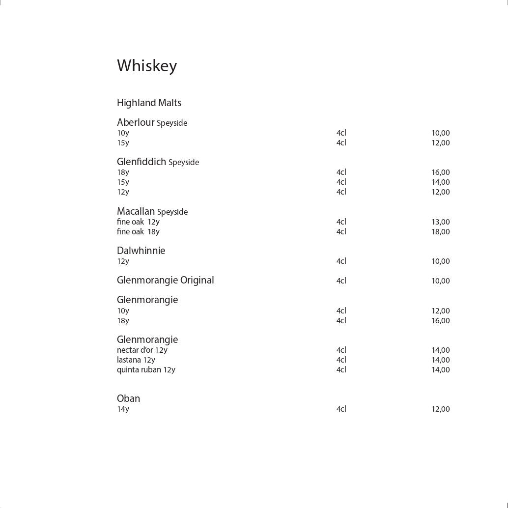 Dots 1060 – Dessert Menu