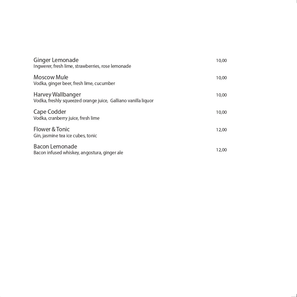 Dots 1060 – Dessert Menu