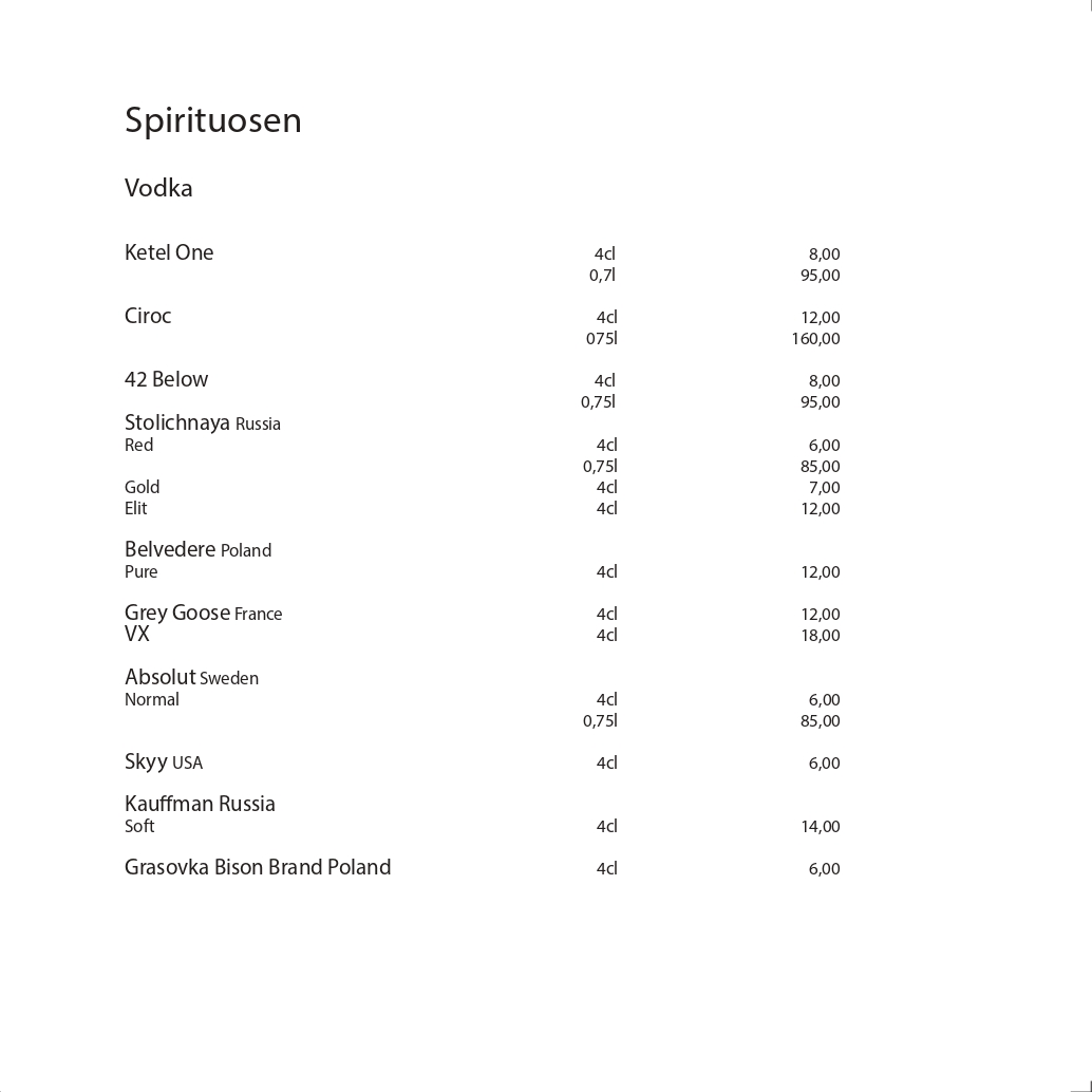 Dots 1060 – Dessert Menu