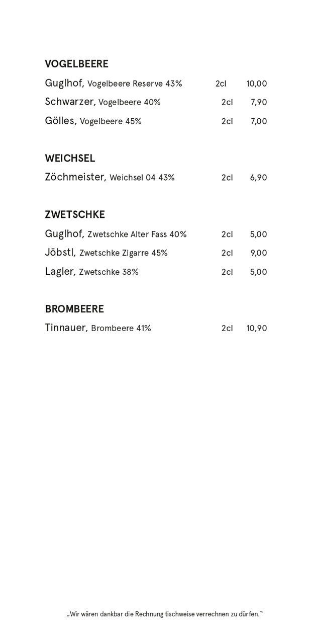 Dots 1060 – Drinks Menu